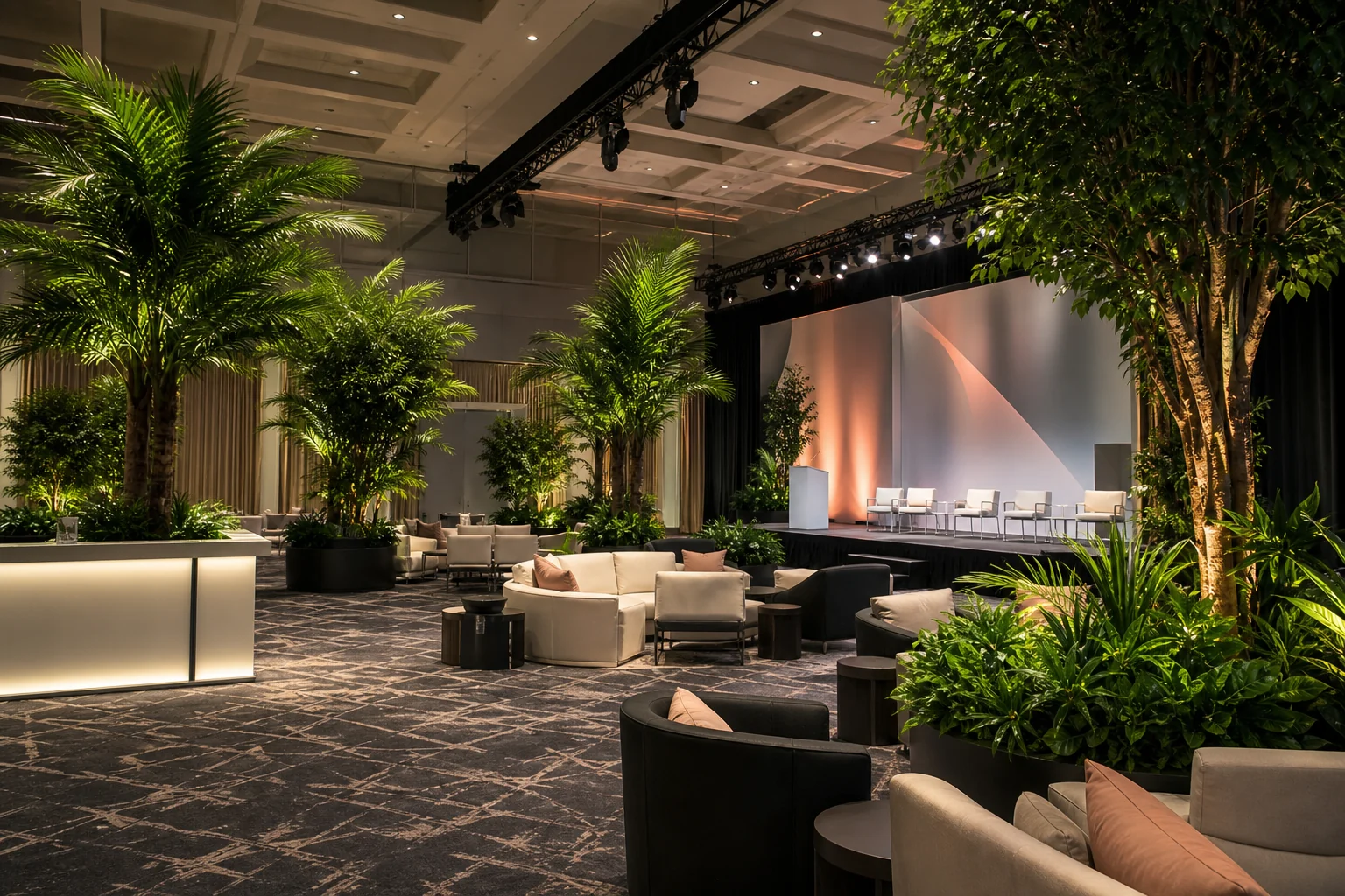 Artificial greenery for corporate & conferences