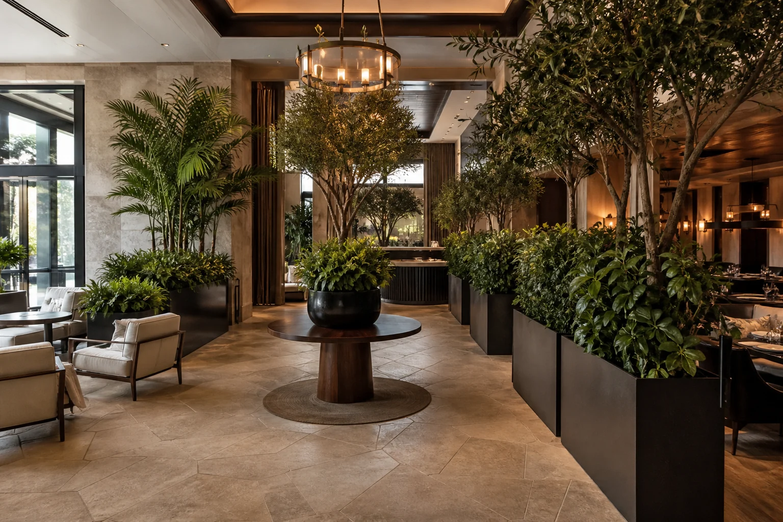 Artificial greenery for hospitality & venues