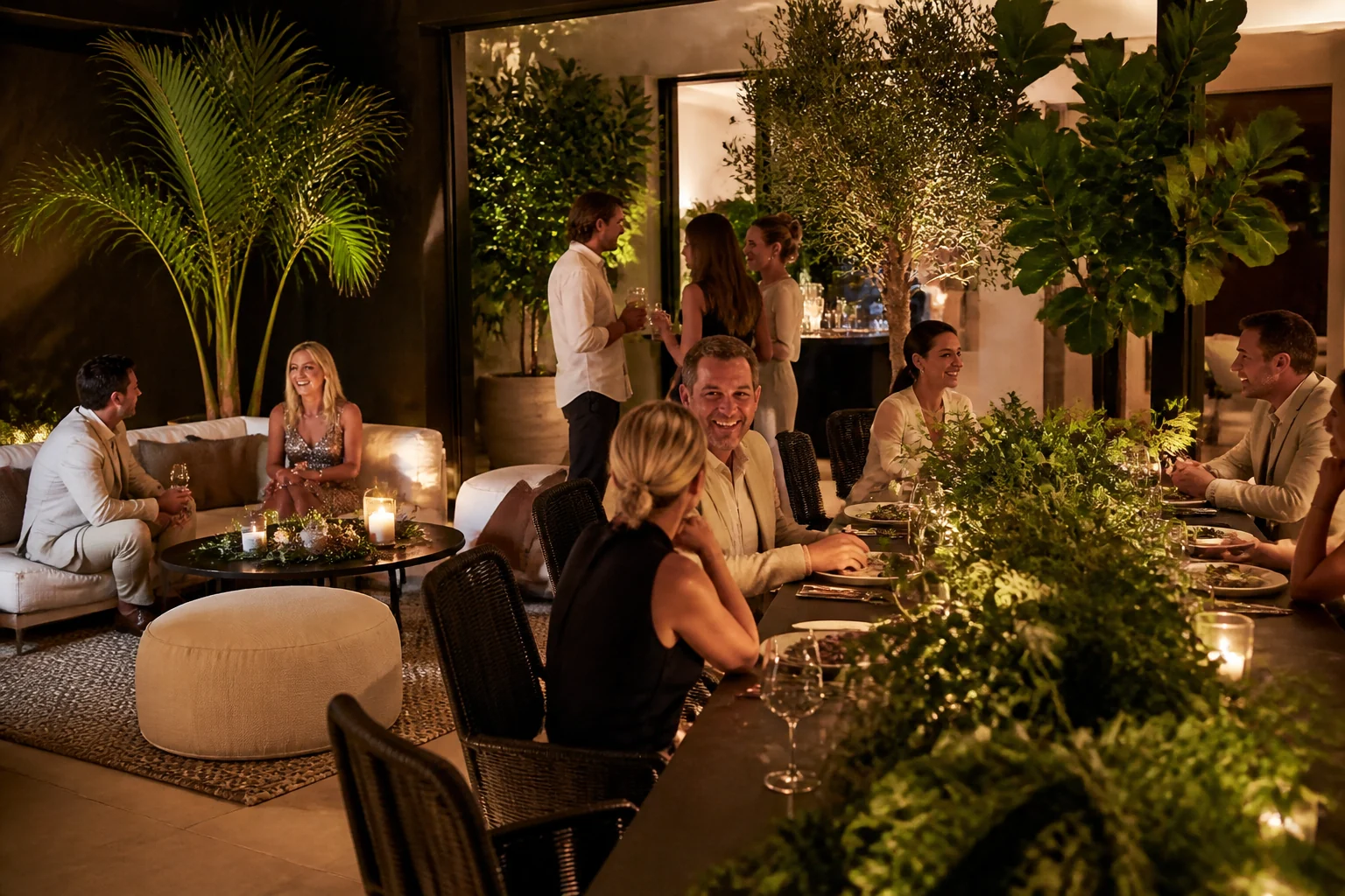Artificial greenery for private celebrations