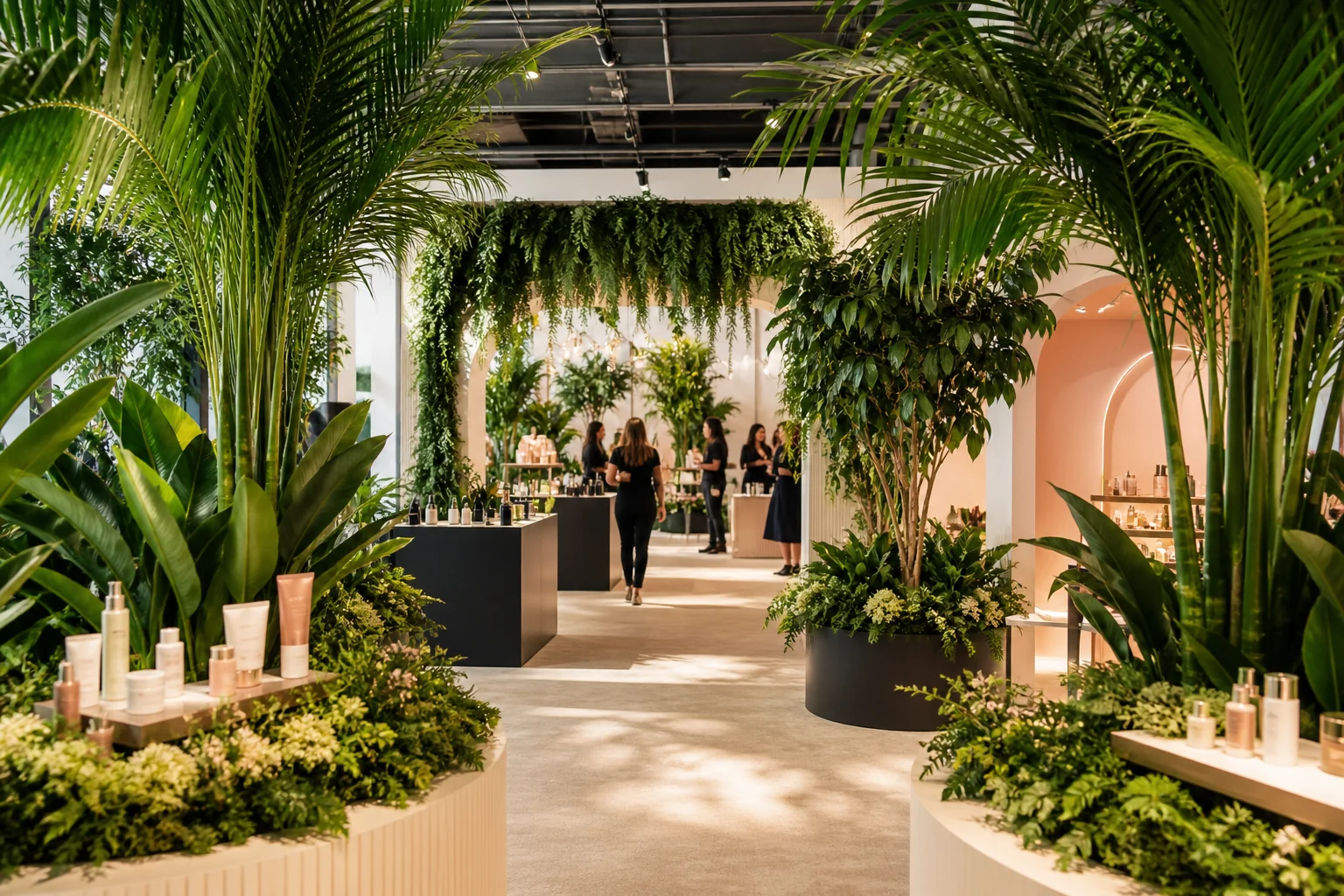 Artificial greenery for retail & brand activations